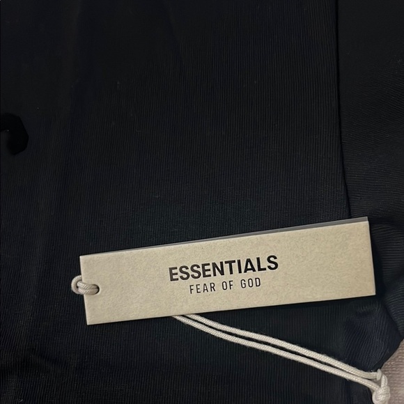 Fear of God Essentials Charcoal Jet Black ( 3 SIZES OVERSIZED ) Fits XXL - Picture 5 of 8